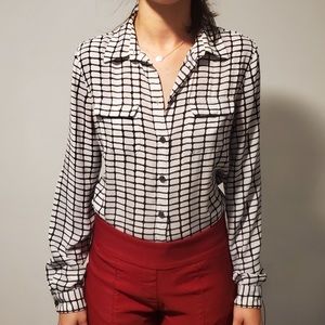 Patterned button down